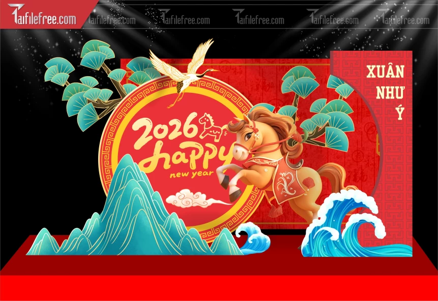 Background, Phông Nền Năm Mới Chào Xuân Bính Ngọ _PT167