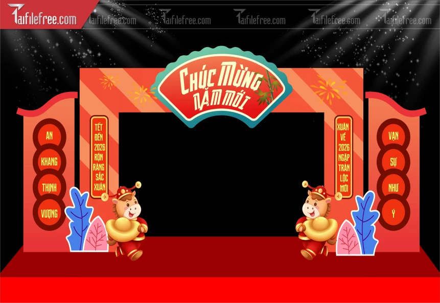 Background, Phông Nền Năm Mới Chào Xuân Bính Ngọ _PT169