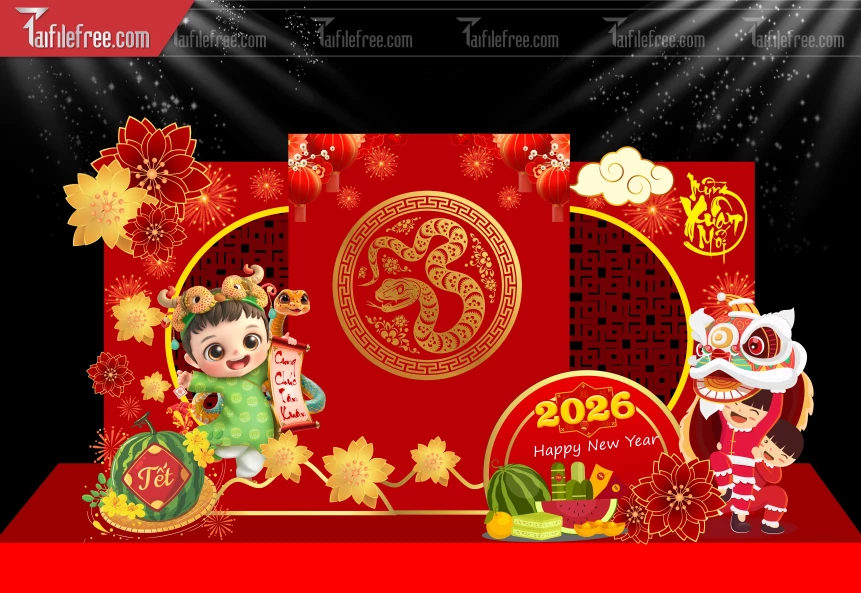 Background, Phông Nền Năm Mới Chào Xuân Bính Ngọ _PT173