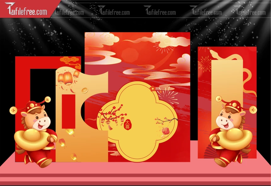 Background, Phông Nền Năm Mới Chào Xuân Bính Ngọ _PT175