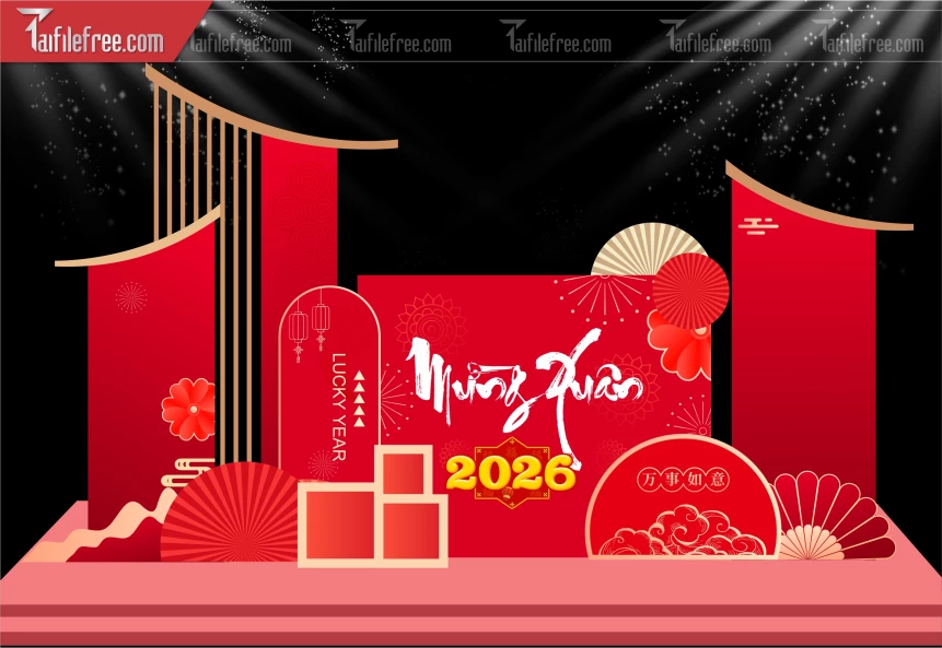 Background, Phông Nền Năm Mới Chào Xuân Bính Ngọ _PT176