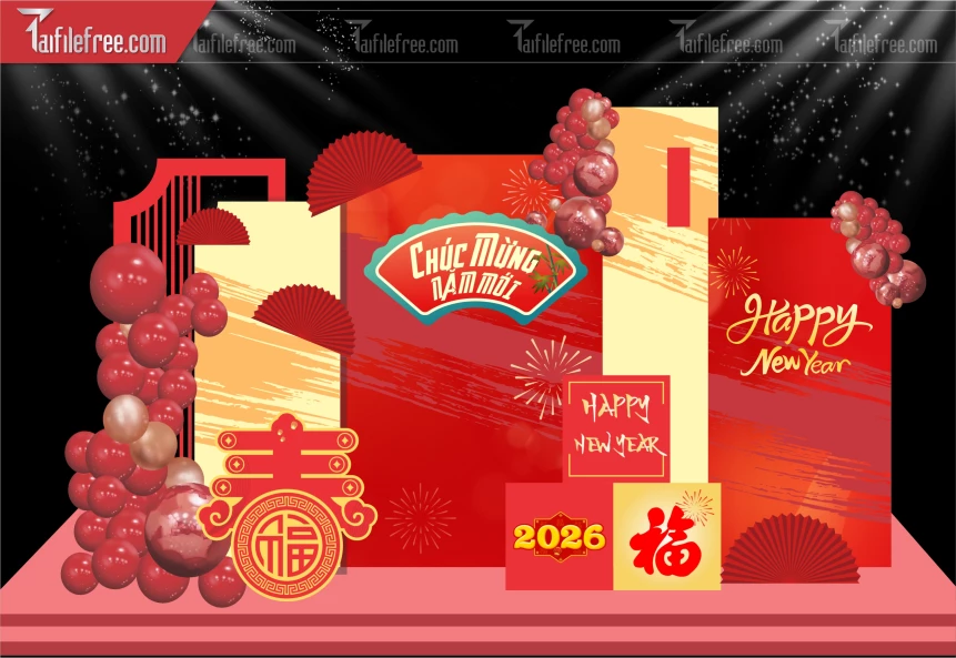 Background, Phông Nền Năm Mới Chào Xuân Bính Ngọ _PT177