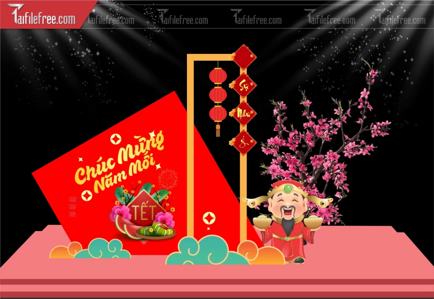 Background, Phông Nền Năm Mới Chào Xuân Bính Ngọ _PT180