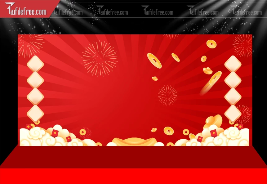 Phông Nền Chúc Mừng Năm Mới Năm Chào Xuân Bính Ngọ _PT220