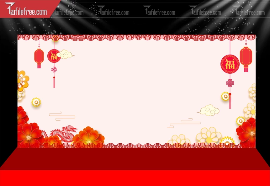 Phông Nền Chúc Mừng Năm Mới Năm Chào Xuân Bính Ngọ _PT221