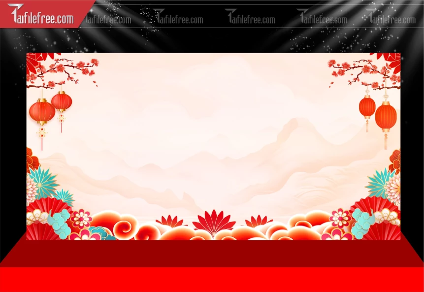 Phông Nền Chúc Mừng Năm Mới Năm Chào Xuân Bính Ngọ _PT222