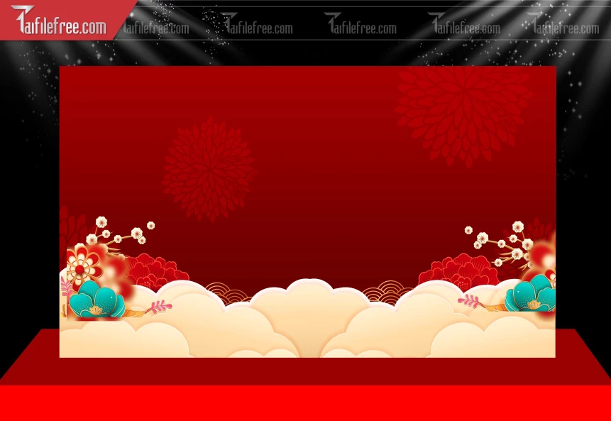 Mẫu Phông Nền Chúc Mừng Năm Mới Năm Chào Xuân Bính Ngọ._PT259