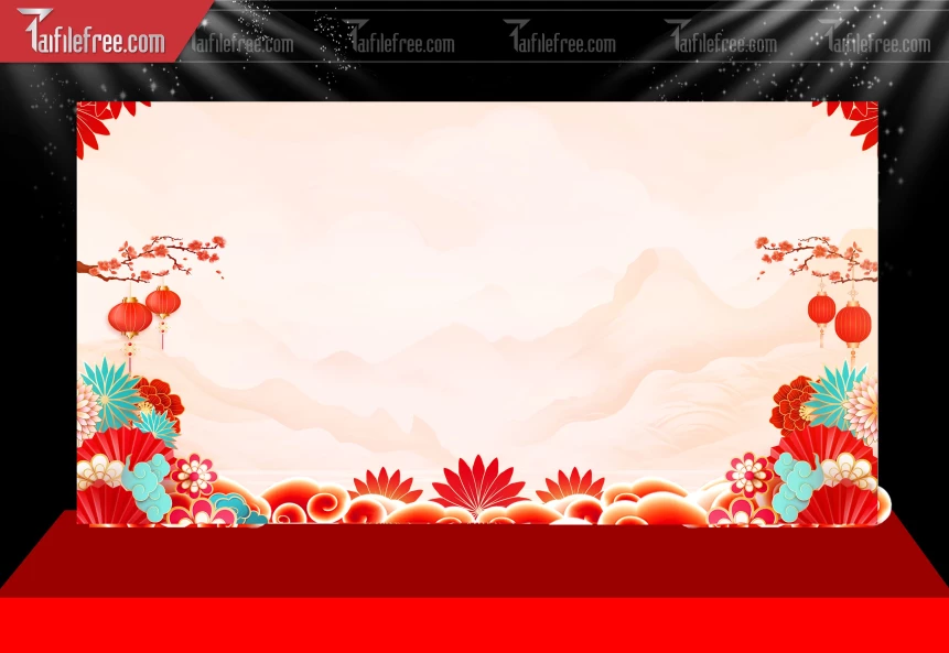 Mẫu Phông Nền Chúc Mừng Năm Mới Năm Chào Xuân Bính Ngọ._PT260