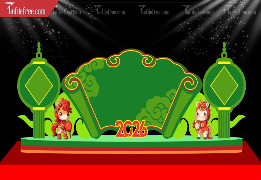 Mẫu Background Chúc Mừng Năm Mới Năm Chào Xuân Bính Ngọ._PT299