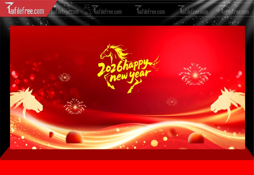 Mẫu Phông Nền Chúc Mừng Năm Mới Năm Chào Xuân Bính Ngọ._PT335