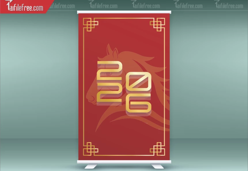 Mẫu Poster Chúc Mừng Năm Mới Năm Chào Xuân Bính Ngọ.._PT404