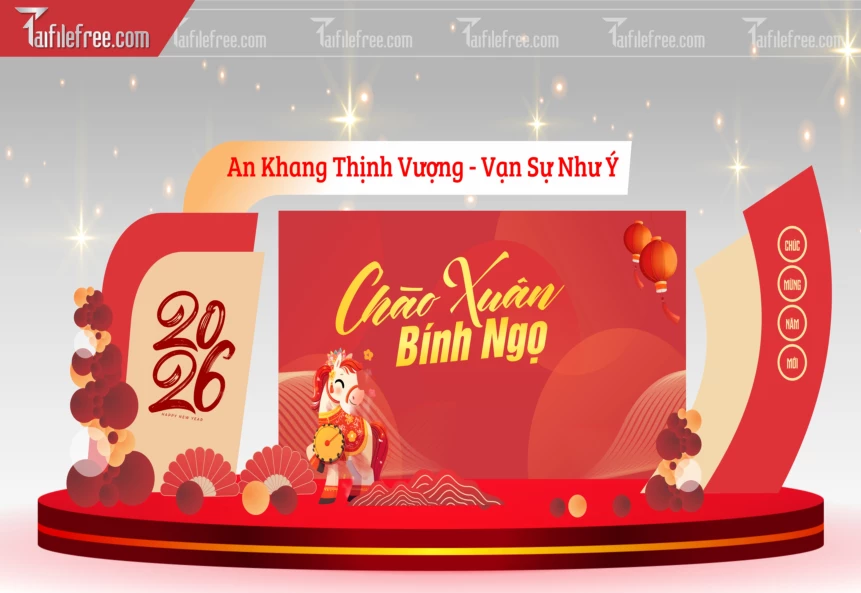 Background Tết Chúc Mừng Năm Mới_PT88