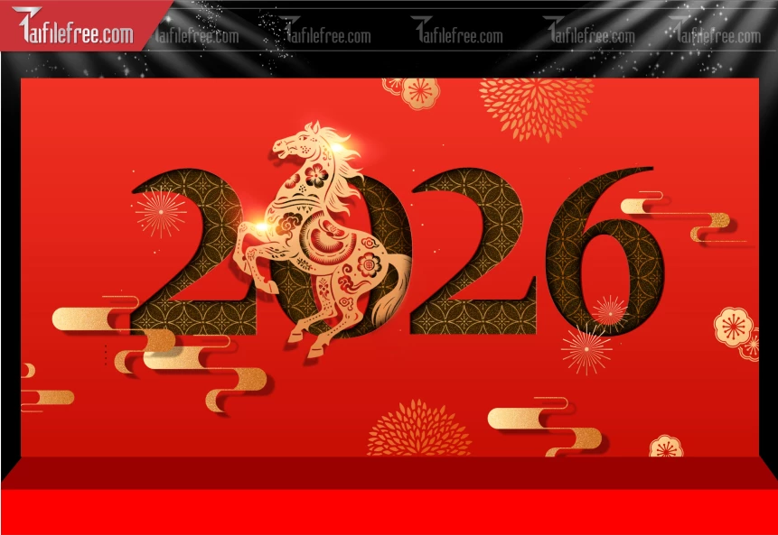 Mẫu Phông Nền Chúc Mừng Năm Mới Năm Chào Xuân Bính Ngọ.._PT447