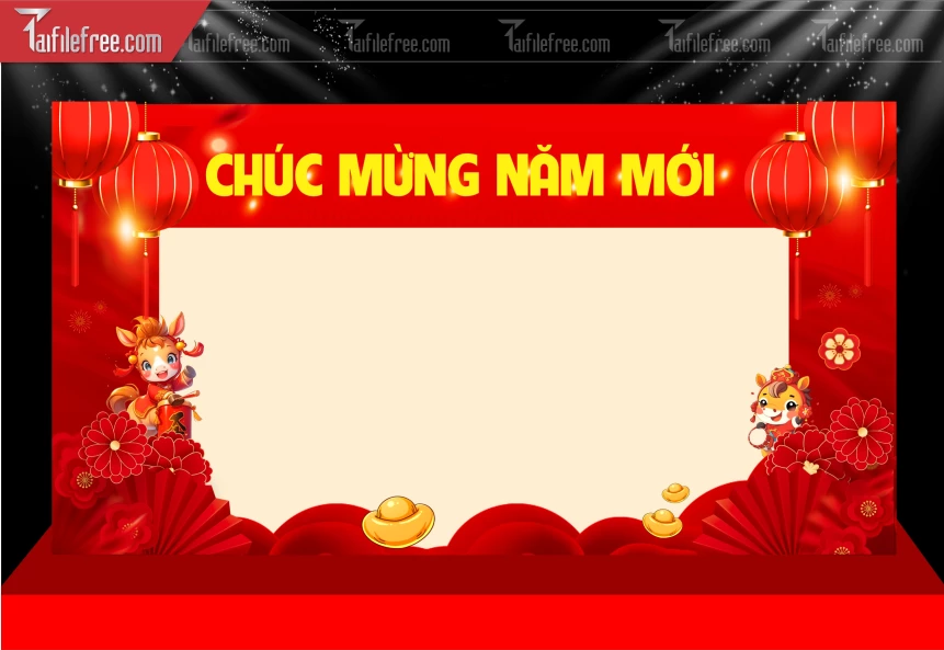 Mẫu Phông Nền Chúc Mừng Năm Mới Năm Chào Xuân Bính Ngọ.._PT452