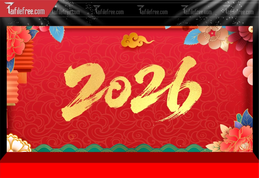 Mẫu Phông Nền Chúc Mừng Năm Mới Năm Chào Xuân Bính Ngọ.._PT456