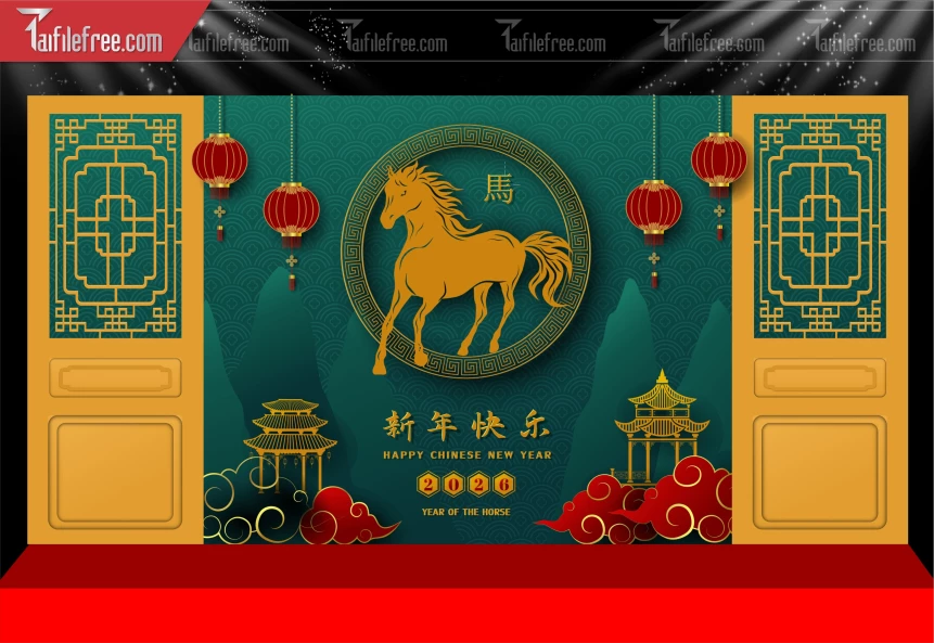 Mẫu Phông Nền Chúc Mừng Năm Mới Năm Chào Xuân Bính Ngọ.._PT493