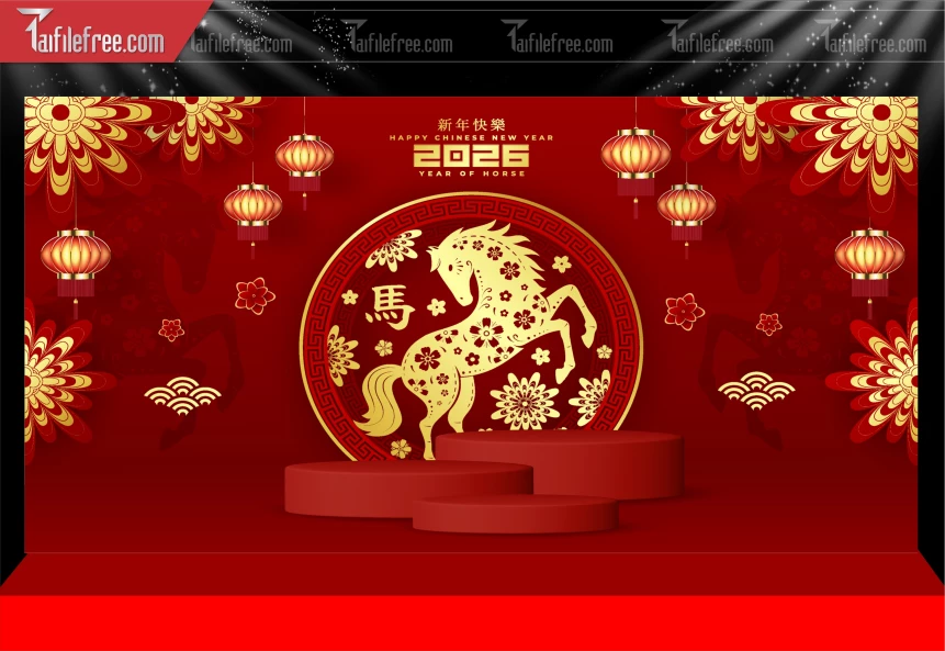 Mẫu Phông Nền Chúc Mừng Năm Mới Năm Chào Xuân Bính Ngọ.._PT495