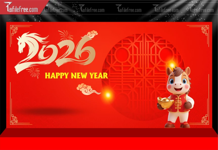 Mẫu Phông Nền Chúc Mừng Năm Mới Năm Chào Xuân Bính Ngọ.._PT506