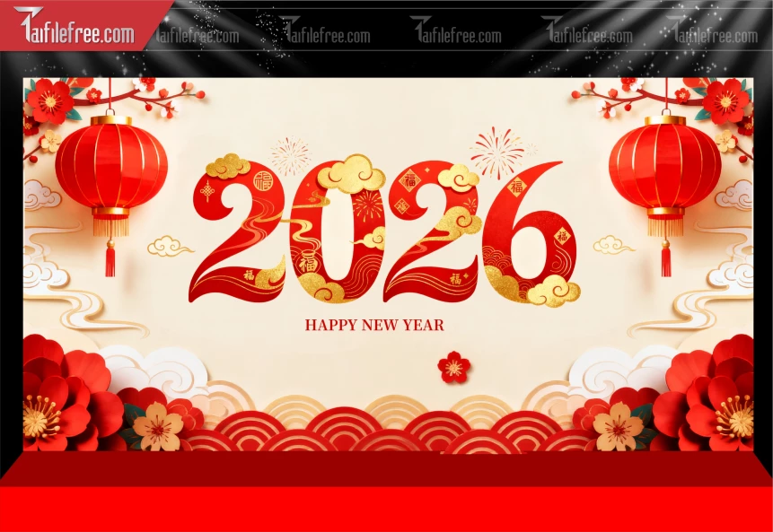 Mẫu Phông Nền Chúc Mừng Năm Mới Năm Chào Xuân Bính Ngọ.._PT522