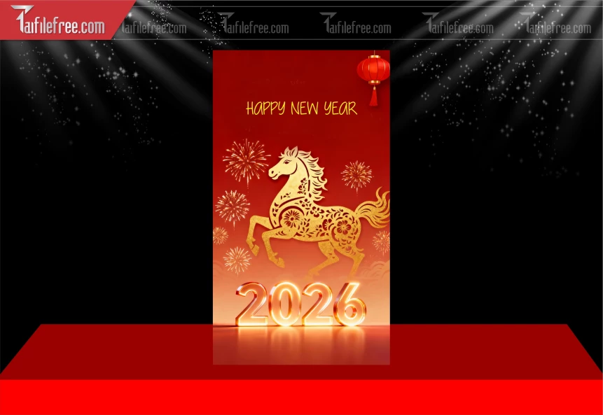 Mẫu Poster Chúc Mừng Năm Mới Năm Chào Xuân Bính Ngọ._PT546