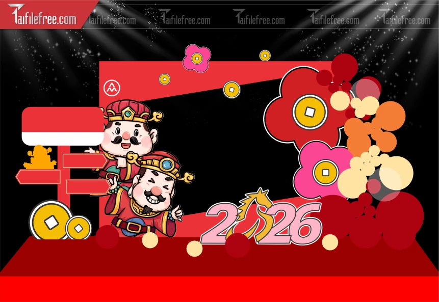 Mẫu Background Chúc Mừng Năm Mới Năm Chào Xuân Bính Ngọ._PT555