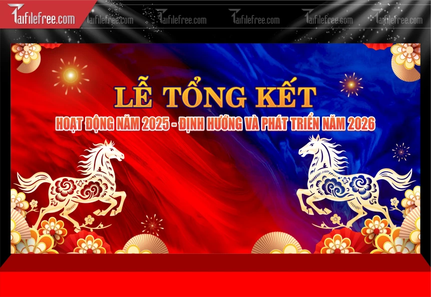 Mẫu Phông Nền Chúc Mừng Năm Mới Năm Chào Xuân Bính Ngọ._PT578