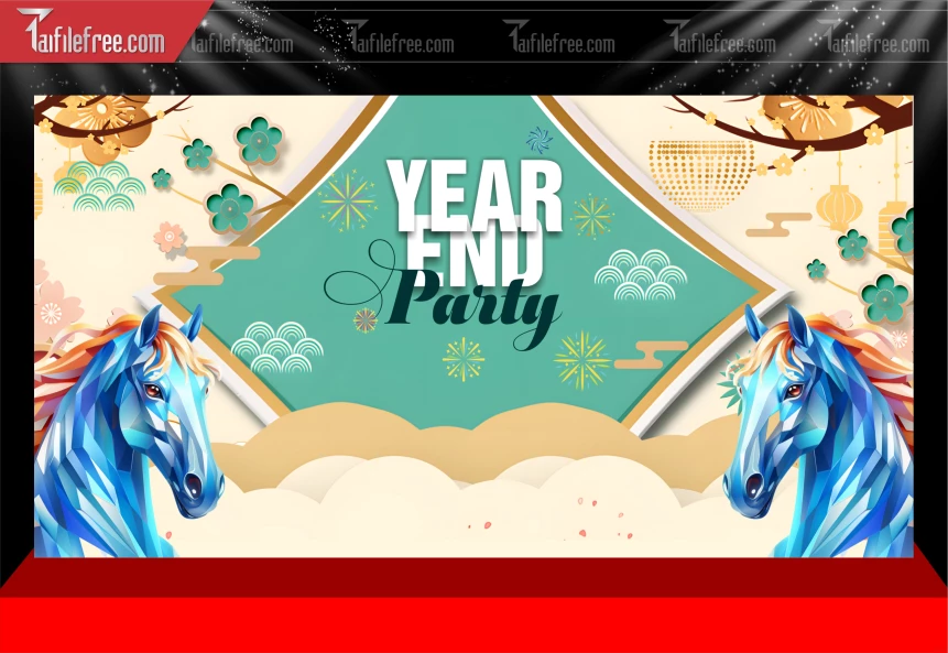 Mẫu Phông Nền Chúc Mừng Năm Mới Năm Chào Xuân Bính Ngọ._PT637