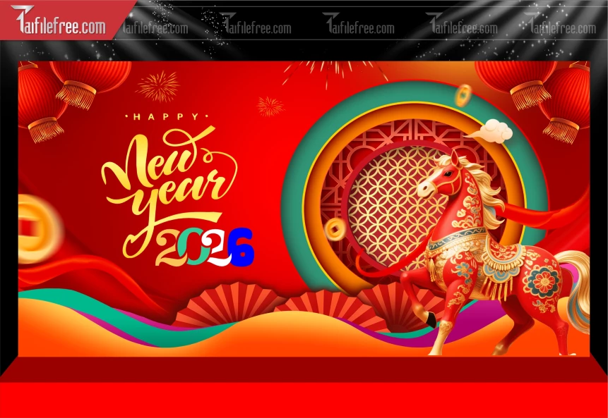 Mẫu Phông Nền Chúc Mừng Năm Mới Năm Chào Xuân Bính Ngọ,_PT650