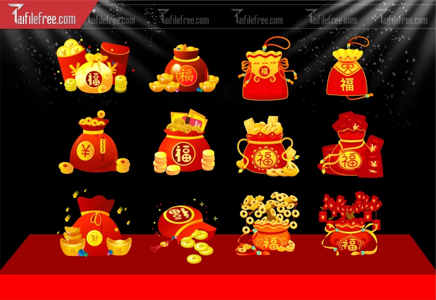 Mẫu Túi Trang Trí Tết,_PT716