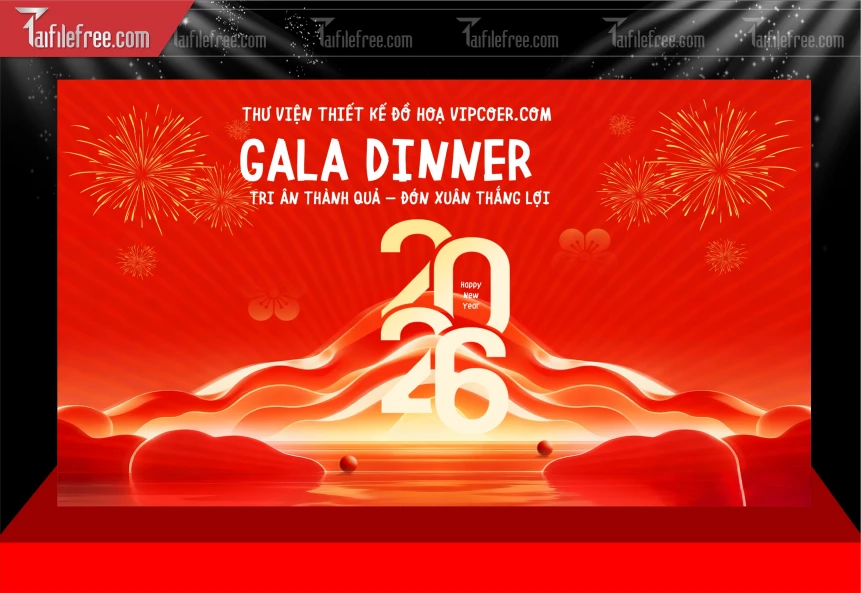 Mẫu Tất Niên Cuối Năm Mới Năm Chào Xuân Bính Ngọ,_PT719