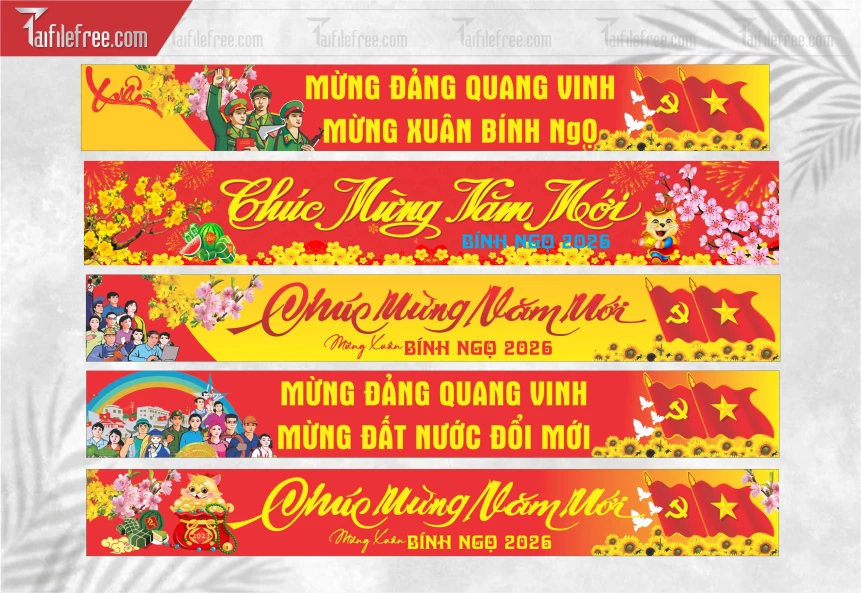 Băng Rôn Tết Chúc Mừng Năm Mới_PT73