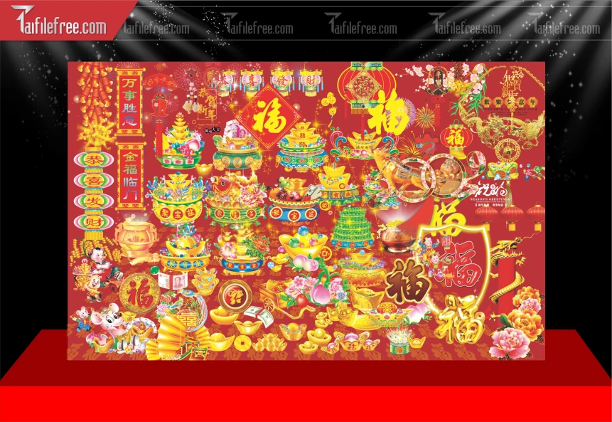 Mẫu Phông Nền Chúc Mừng Năm Mới Năm Chào Xuân Bính Ngọ _PT777