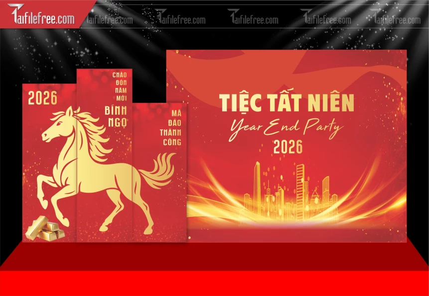 Mẫu Phông Nền Chúc Mừng Năm Mới Năm Chào Xuân Bính Ngọ _PT791