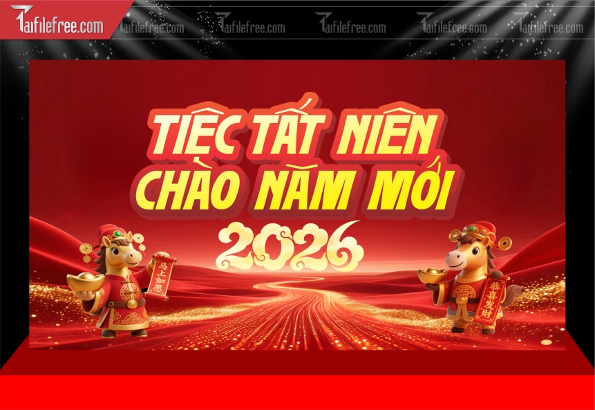 Mẫu Phông Nền Chúc Mừng Năm Mới Năm Chào Xuân Bính Ngọ _PT817