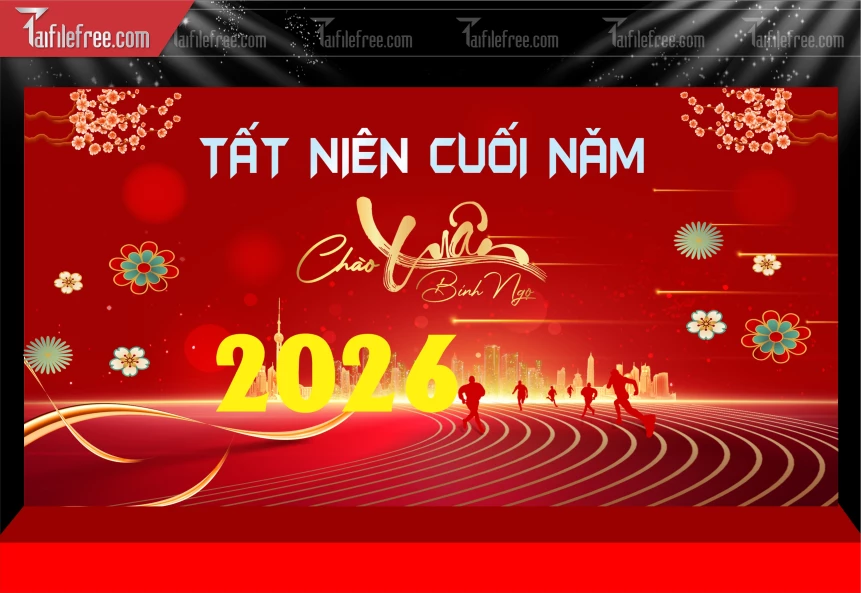 Mẫu Phông Nền Chúc Mừng Năm Mới Năm Chào Xuân Bính Ngọ _PT819