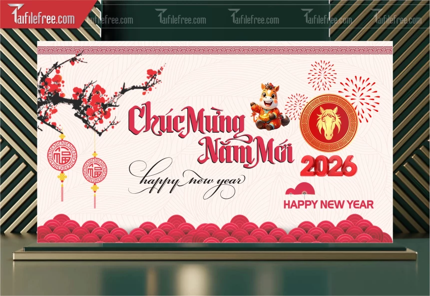 Background Tết Chúc Mừng Năm Mới _PT82