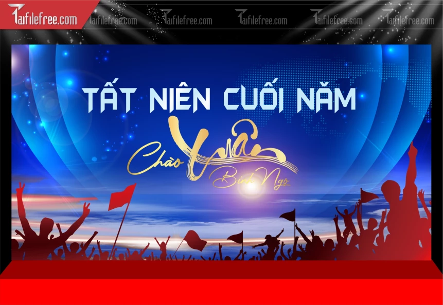 Mẫu Background Chúc Mừng Năm Mới Năm Chào Xuân Bính Ngọ_PT852