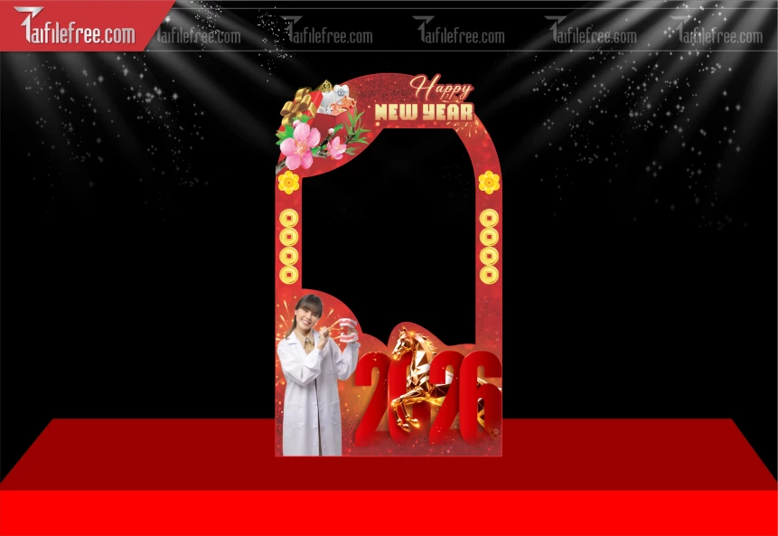 Mẫu Check In Chúc Mừng Năm Mới Năm Chào Xuân Bính Ngọ_PT866