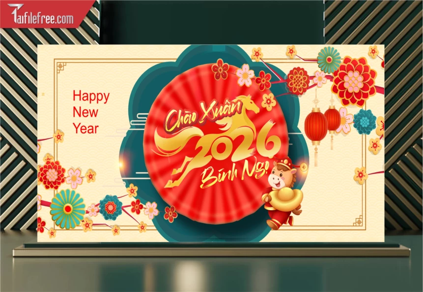 Background Tết Chúc Mừng Năm Mới_PT89