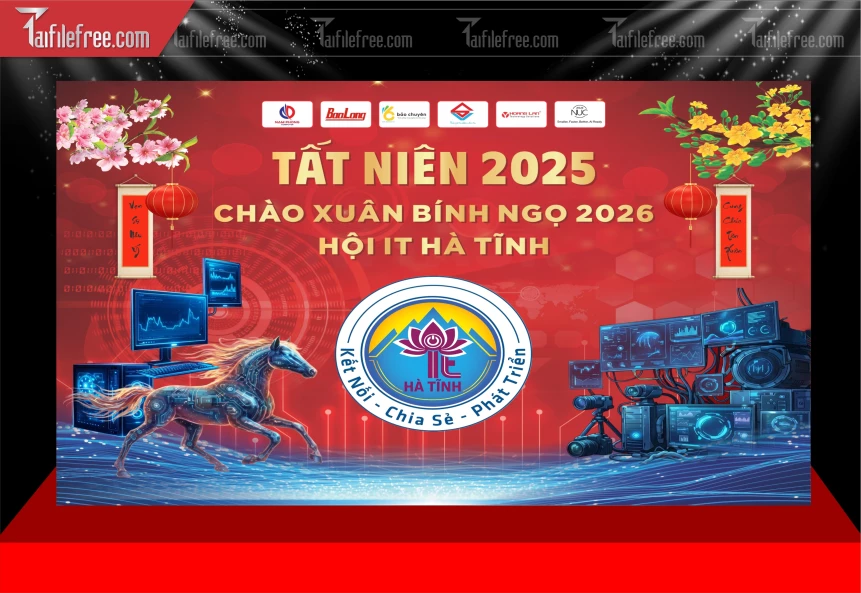 Mẫu Phông Nền Chúc Mừng Năm Mới Năm Chào Xuân Bính Ngọ _PT895