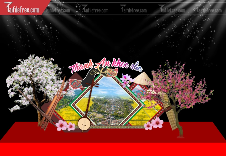 Mẫu Background Chúc Mừng Năm Mới Năm Chào Xuân Bính Ngọ _PT910