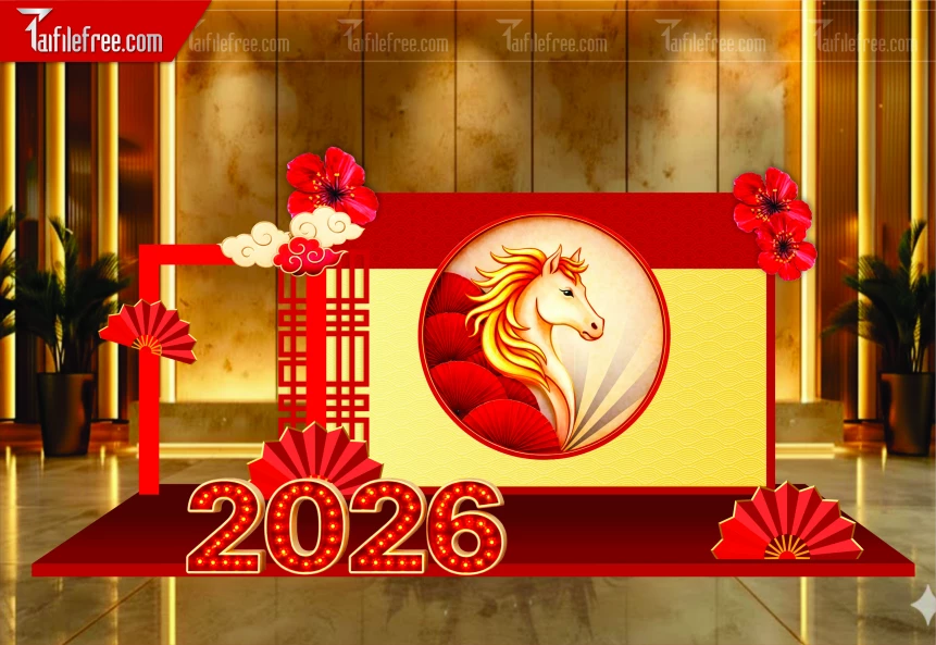 Mẫu Background Chúc Mừng Năm Mới Năm Chào Xuân Bính Ngọ _PT935