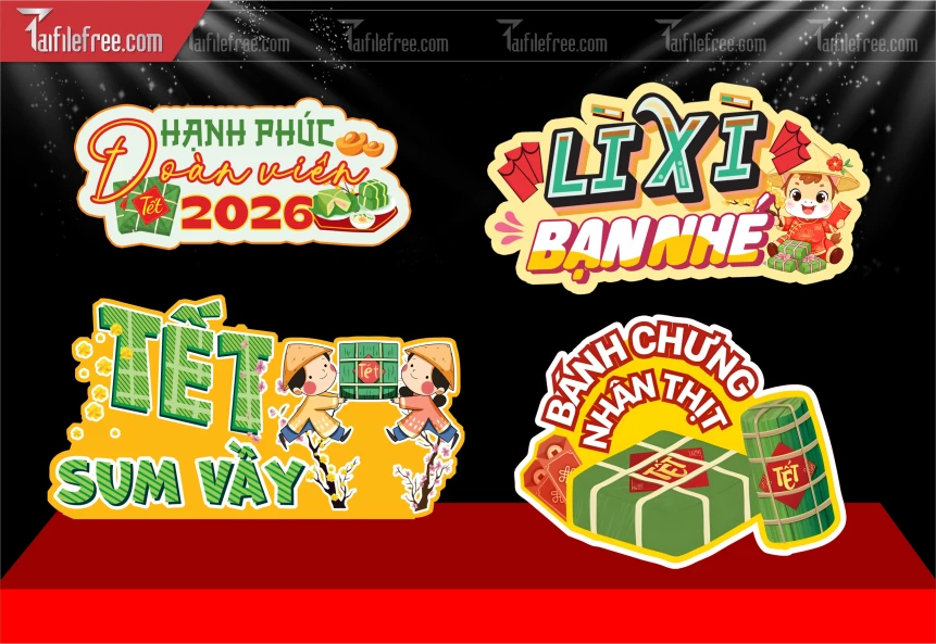 Mẫu Hashtag Chúc Mừng Năm Mới Năm Chào Xuân Bính Ngọ _PT949