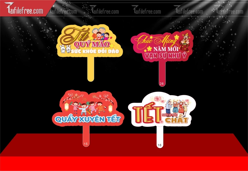 Mẫu Hashtag Chúc Mừng Năm Mới Năm Chào Xuân Bính Ngọ _PT955