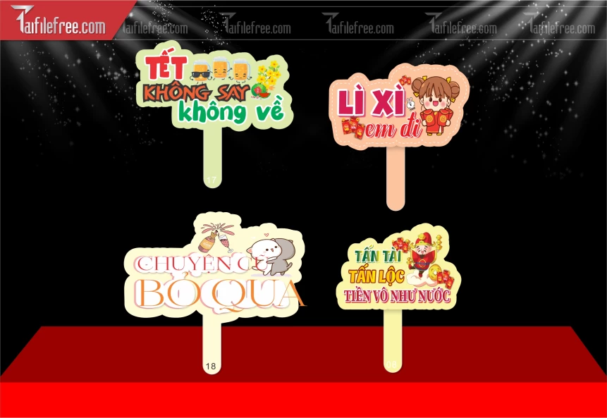 Mẫu Hashtag Chúc Mừng Năm Mới Năm Chào Xuân Bính Ngọ _PT956