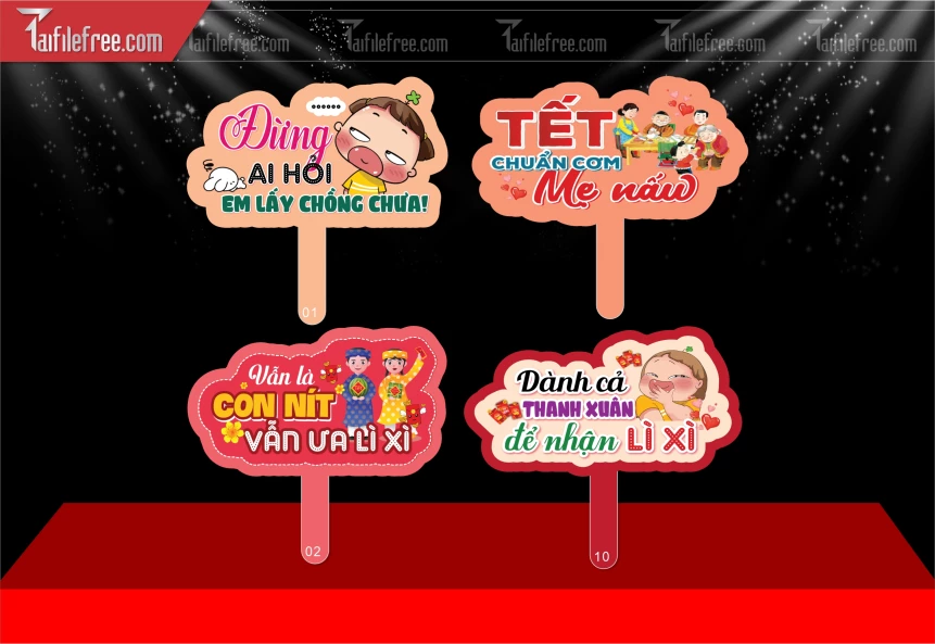 Mẫu Hashtag Chúc Mừng Năm Mới Năm Chào Xuân Bính Ngọ _PT957