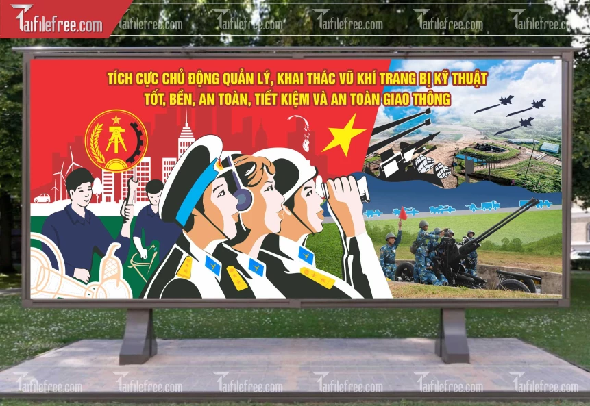 Banner Quân Đội Phòng Không Không Quân_QD42