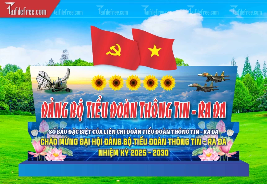 Banner Quân Đội Phòng Không Không Quân_QD43