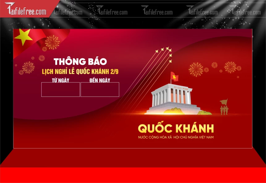 Thông Báo Nghỉ Lễ Quốc Khánh Ngày Độc Lập 2/9 QK113