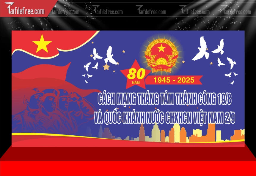 Phông Nền Lễ Quốc Khánh Ngày Độc Lập 2/9 QK129